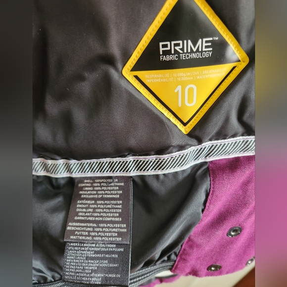 Orage ski/snowboard jacket, deep purple - Picture 5 of 10